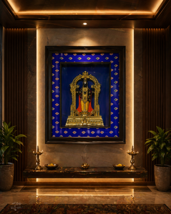 Suvarna Srinivasa Darshan Sanctum - 24kt Gold Electroplated Idol