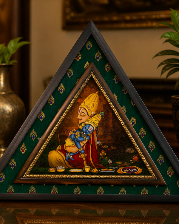 Lord Bala Balaji with Anamayya - A Divine Triangle Sanctum