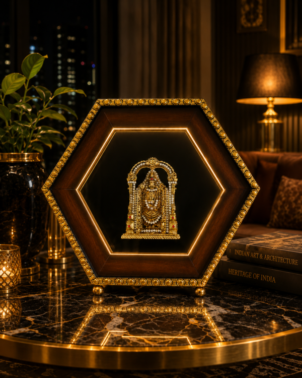 Lord Alankara Balaji - Hexagon Shaped Sanctum