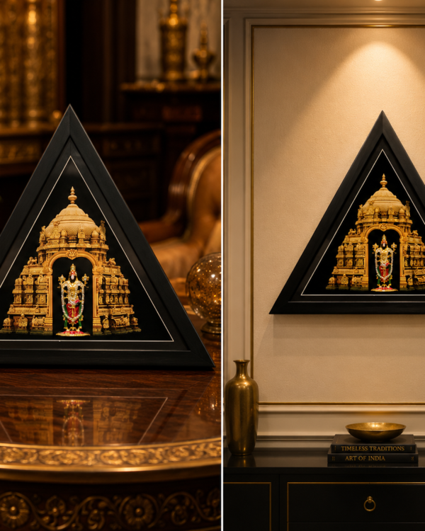 Lord Tirumala Balaji Residing In Anandanilayam - A Triangle Divine Sanctum