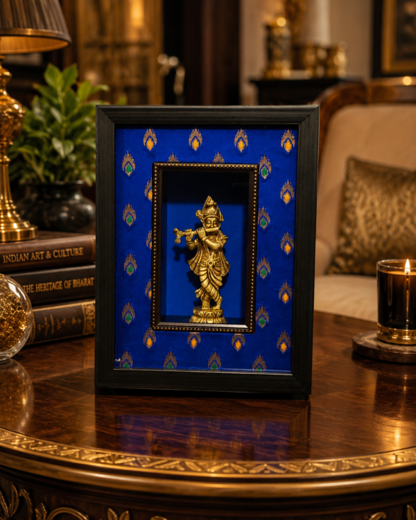 Mayur Krishna Heritage Frame - Pure Brass