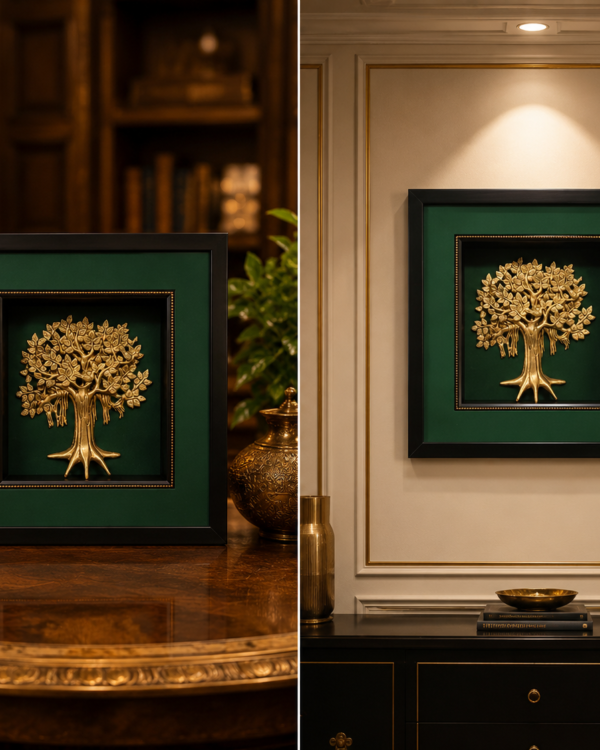 The Kalpavriksha Vaibhavam - The Sacred Tree of Prosperity in Pure Brass