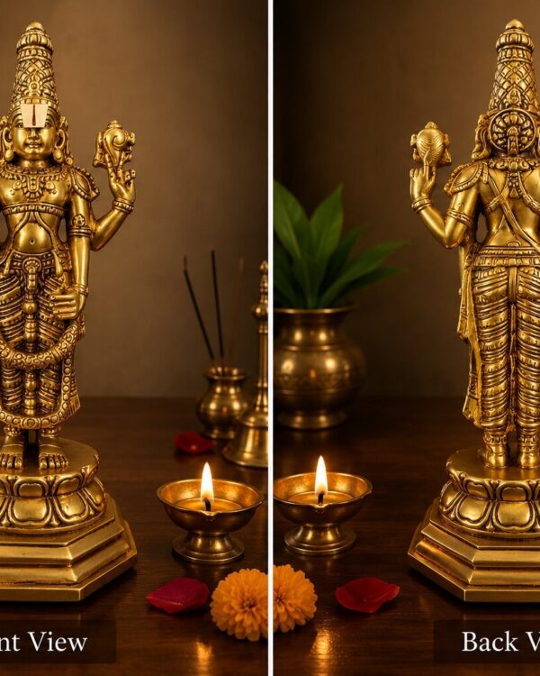 Lord Balaji Divine Alankaram Idol