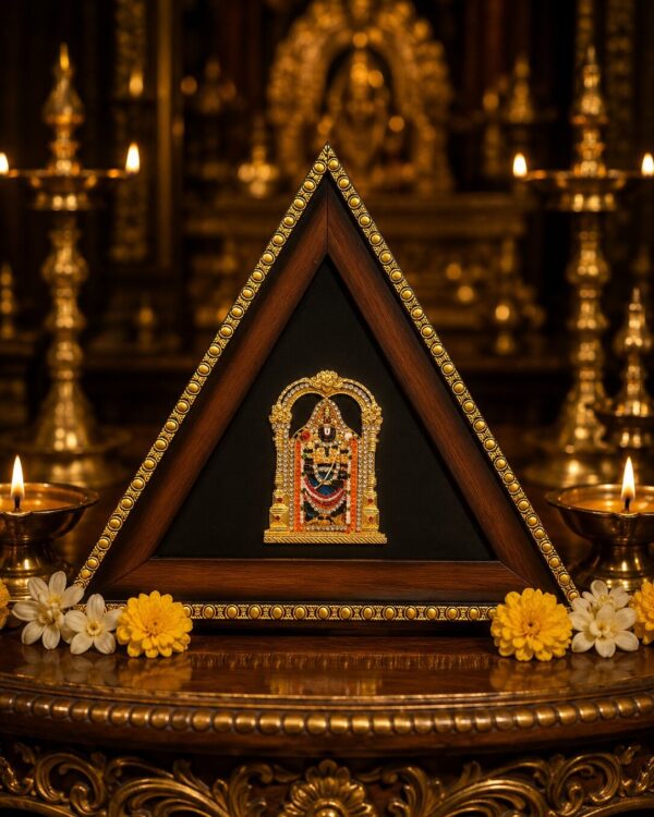 Lord Balaji - Gold Plated Idol