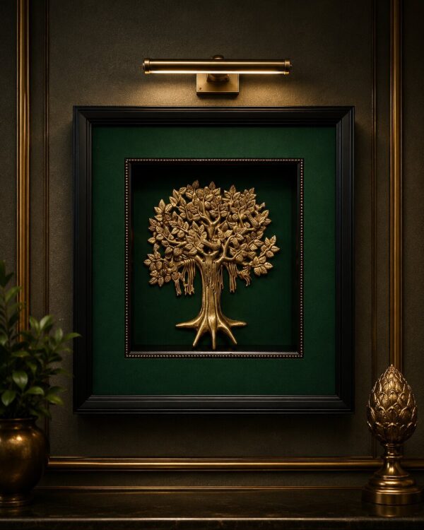The Kalpavriksha Vaibhavam - The Sacred Tree of Prosperity in Pure Brass