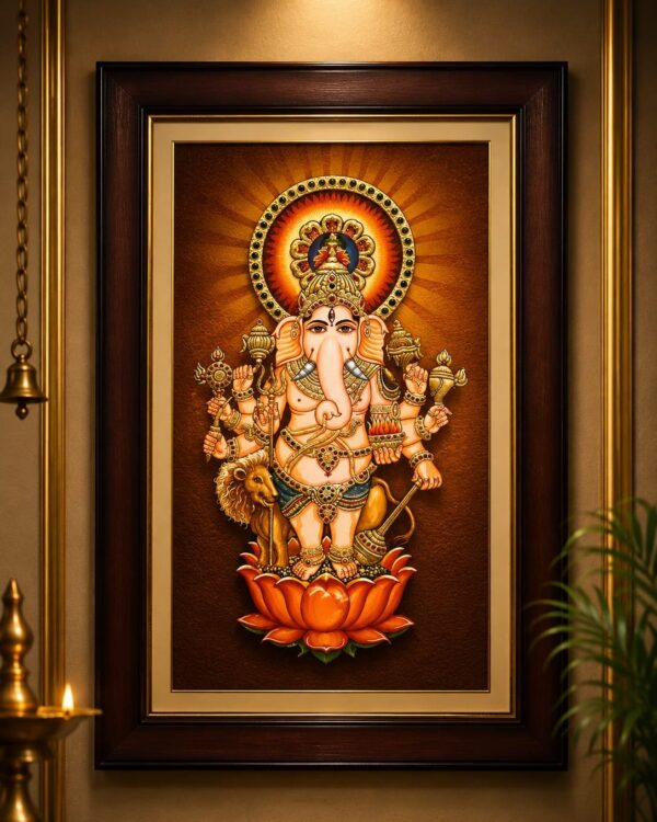 Lord Kan Drishti Ganapathi - Ultra HD Pigment Art Print