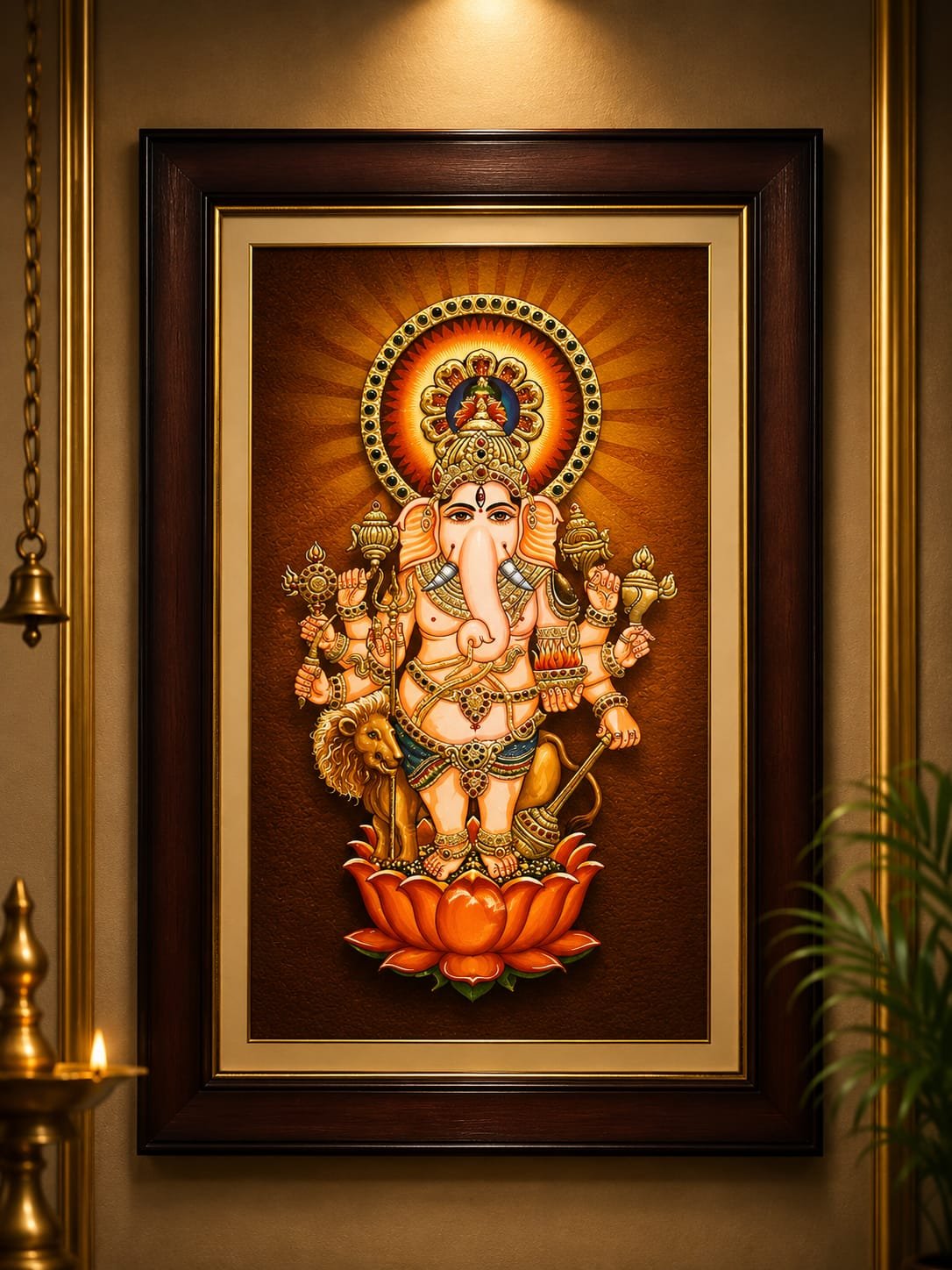 Lord Kan Drishti Ganapathi - Ultra HD Pigment Art Print